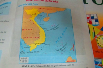 Nhiều cuốn sách giáo khoa Việt Nam có bản đồ Hoàng Sa - Trường Sa